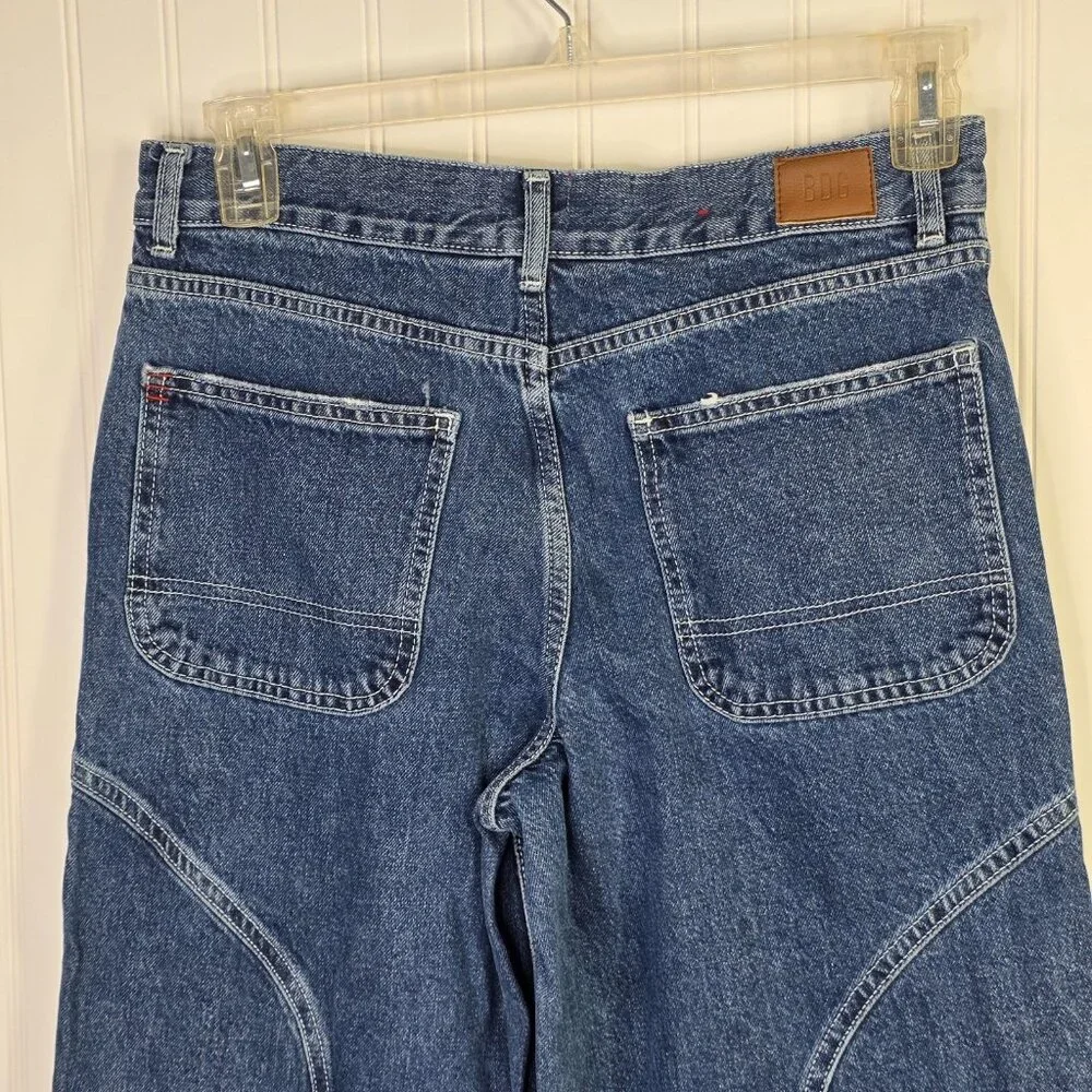 BDG Urban Outfitters Jeans Womens 28 Skater Baggy Wide Leg High Rise Cargo 32x31